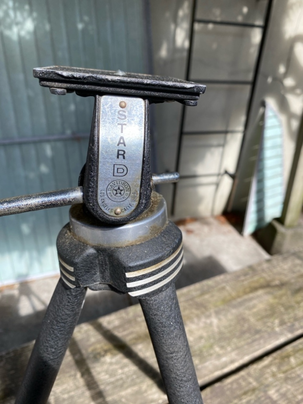 Vintage Star D Camera Tripod by Davidson Mfg. Co. – Heavy Duty Aluminum